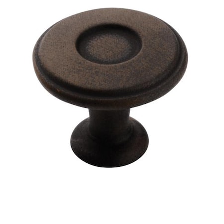 Porter Round Knob - Antique Rust